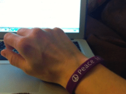 Purple Peace Wristband