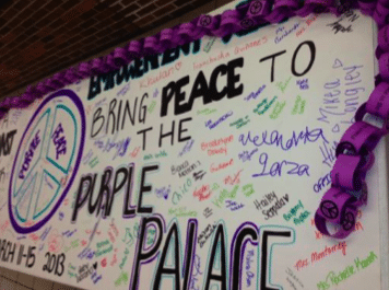 Purple Peace Palace Banner